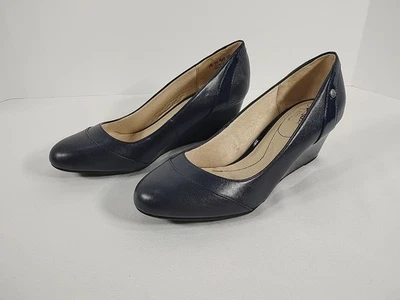 Zapatos de cuña para mujer Lifestride Soft System Dasha azules talla 8,5 Foto 1 de 4