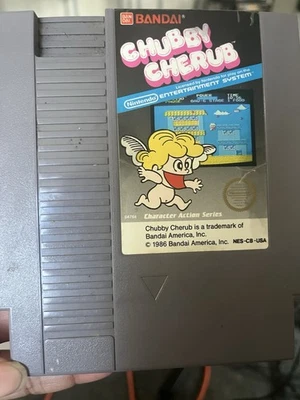 Chubby Cherub (Nintendo NES, 5-Screw Authentic Cartridge) - Image 1 of 2