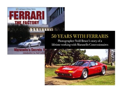 Ferrari 50 Years The Factory Maranello's Secrets 1950-1975 2 Book Set - Image 1 of 3