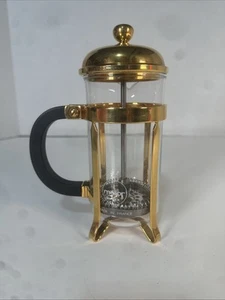 Estate Find- VTG PYREX FRENCH PRESS / COFFEE PRESS Excellent Look! - Picture 1 of 7