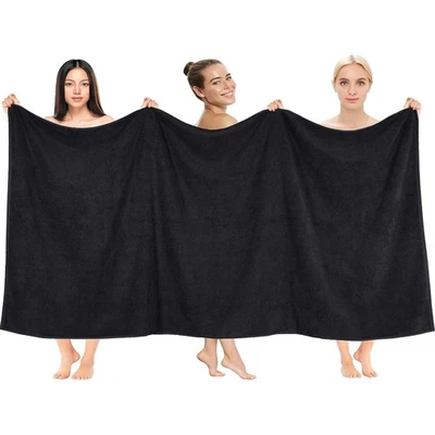 Lençol de banho 100% algodão 40x80 tamanho grande, toalhas de banho turcas extragrandes para B... - Imagem 1 de 4