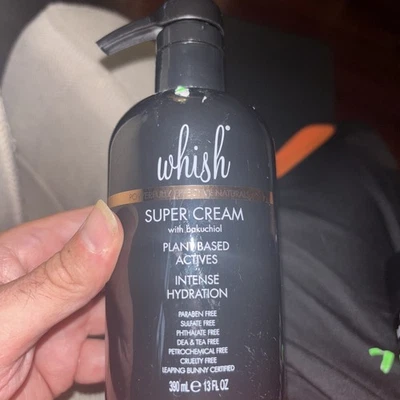 Whish SUPER CREAM w/Bakuchiol Intense Hydration Body Cream Powerful 13 oz NEW - Image 1 of 3