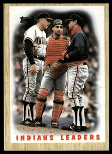 1987 Topps #11 Indians Leaders - Picture 1 of 2