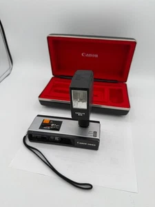 Cámara fotográfica vintage Canon 110-ED 110ED 26 mm f/2,0 en caja original - sin probar - Imagen 1 de 17