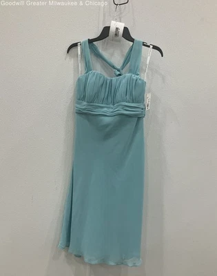 Vestido azul David's Bridal para mujer talla 2 nuevo con etiquetas Foto 1 de 4