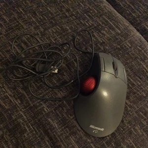 Microsoft Trackball Optique 1.0 USB Souris USB Authentique Testée Fonctionne - Photo 1/3