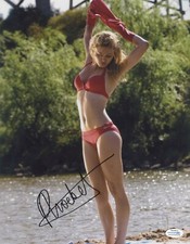 Vampire Diaries Phoebe Tonkin Autographed Signed 11x14 Photo Rare Full Auto