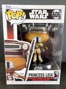 Funko Pop Star Wars  Princess Leia - Return Of The Jedi 40th Anniv. Figure # 606 - Picture 1 of 8