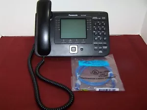 Panasonic KX-UT248 hintergrundbeleuchtetes LCD Display SIP Telefon mit Netzteil - Bild 1 von 6