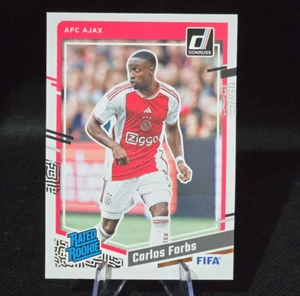 2023-24 Panini Donruss - Rated Rookie #179 Carlos Forbs (RC) - AFC Ajax - Bild 1 von 2