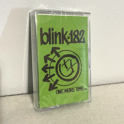Blink 182 - One More Time - Cassette Tape Fluorescent Green Mark, Tom, Travis - Image 1 of 4