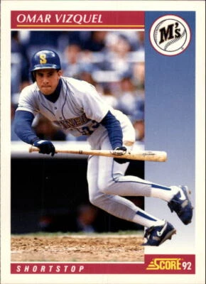 1992 Score #162 Omar Vizquel - NM - Image 1 of 2