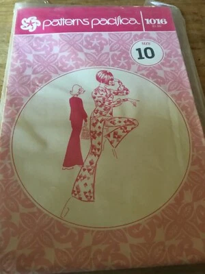 💐 VTG. PATTERNS PACIFICA #1016 - LADIES CUTE HAWAIIAN TOP & PANTS PATTERN 10 FF - Image 1 of 2