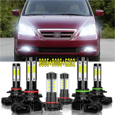 Para For Honda Odyssey 2005 2006 2007 2008 2009 2010 Faro LED Hi/Low Fog Light - Image 1 of 4