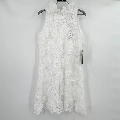 Tuckernuck Women's White Guipure Lace Blythe Dress sz XXS 2XS NWT** - Image 1 of 4