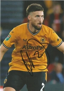 WOLVES: MATT DOHERTY SIGNED 6x4 ACTION PHOTO+COA - Picture 1 of 1