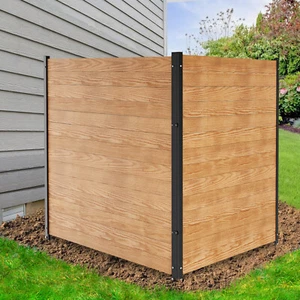SLSY Air Conditioner Fence Trash Can Fence 48"W X 48"H Privacy Fence 2 Panels - Picture 1 of 20