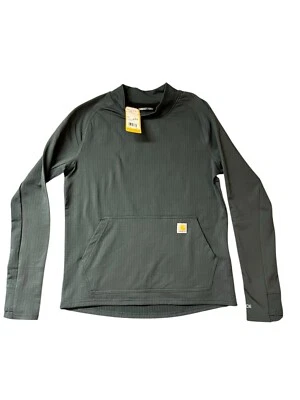 NUEVO CON ETIQUETAS Camisa Pullover Carhartt Force Para Mujer S Calce Relajado Manga Larga Verde $49.99 Foto 1 de 4
