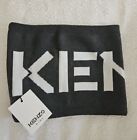 KENZO Kids Grey Knitted Snood 11x9" Logo Cotton/Wool T3 BNWT