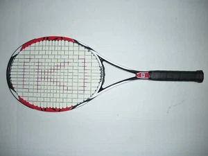 WILSON K-FACTOR SIX.ONE 6.1 95 16X18 TENNIS RACQUET 4 1/2 (NEW STRINGS) - Picture 1 of 7