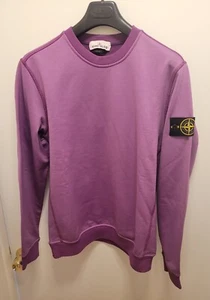 BNWT STONE ISLAND COTTON NYLON FLEECE GARMENT DYED PURPLE 751563547 V0045 SIZE M - Picture 1 of 4