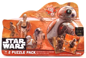 Star Wars 2 Puzzle Pack / Nuevo en la caja de hojalata original - Imagen 1 de 4