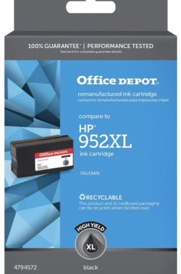 Office Depot Ink Cartridge For HP 952XL New Open Box - 4 Cartridges - Image 1 of 4