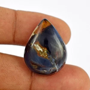 29.05 Cts Natural Pietersite Cabochon Free Form Gemstone for Pendant Ring VG576 - Picture 1 of 4