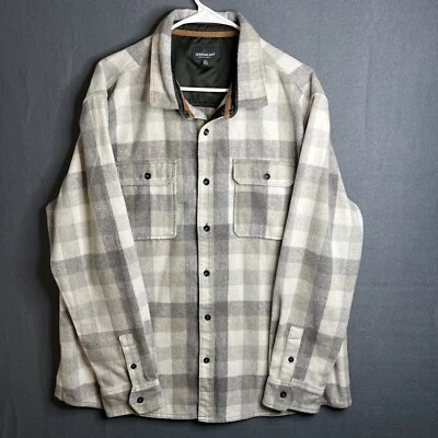 Jeremiah American Legacy Shirt XL Button Up Wool Blend Plaid Shacket Workwear - Image 1 of 4