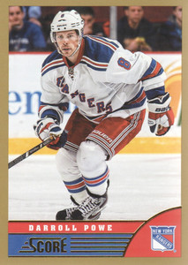 2013-14 Score Hockey Gold #342 Darroll Powe