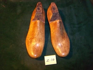 Par de zapatos vintage de madera talla 5 E #400 UNITED LAST Fitzhugh Div Industry último #Z-10 - Imagen 1 de 6