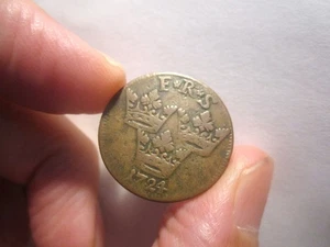 1724 SWEDEN 1 ORE - Picture 1 of 2
