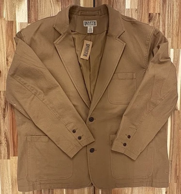 NWT Defect Duluth Trading Co  Jacket Camel Brown 3XL Holes Stains - Image 1 of 4
