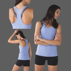 Camiseta sin mangas Lululemon Inspiration II para mujer talla 6 sujetador deportivo incorporado - Imagen 1 de 7