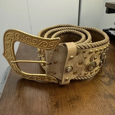 Cinturón Nanni Hecho en Italia 95 38 Mujer Étnico Foto 1 de 4