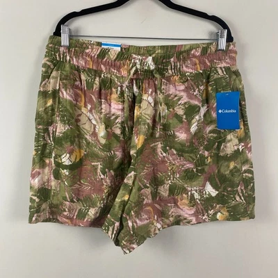 Pantalones Cortos Columbia Crimson Point Estampados Talla XL Camuflados Pull On Algodón Foto 1 de 4