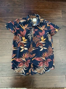 Cactus Boys Tropical Print Shirt (size 13/14) Reatail $34 - Picture 1 of 3