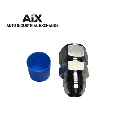 Swagelok Custom 3/4 Tube × -10 AN Male Adapter 37° Flare Stainless Fitting - Image 1 of 2