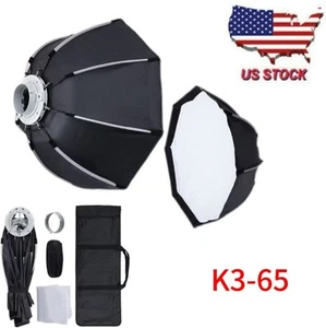 US TRIOPO K3 Series 65/90/120cm Configuración Rápida Octágono Softbox Paraguas Caja de Luz - Imagen 1 de 22