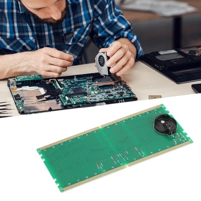 MARKENLOS DDR5 RAM Memory Slot Tester Card With LED Lights Portable For PC Motherboard RAM