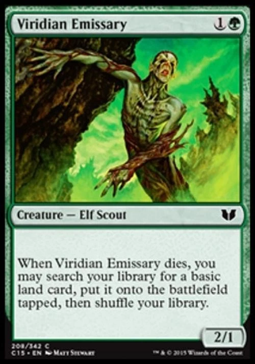 Viridian Emissary - Medium Play MTG Commander 2015 - Image 1 of 1