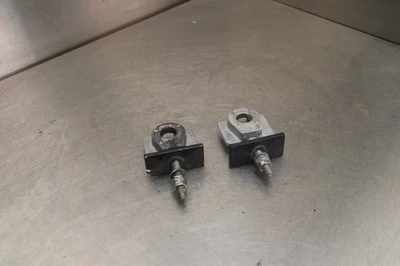 13-17 KAWASAKI NINJA 300 SWINGARM CHAIN TENSIONER ADJUSTMENT BRACKETS  - Image 1 of 4