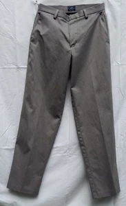 GRAY DOCKERS KHAKI 31X32 100% COTTON D3 CLASSIC FLAT FRONT F03 - Picture 1 of 8