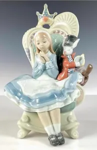 LLADRO GOLD Alice In Wonderland Figurine 01008350 - MINT IN ORIGINAL BOX! - Picture 1 of 1