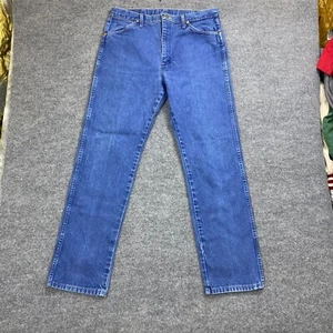 Wrangler 13MWZPW Relaxed Fit Cowboy Cut Jeans Blue Denim Men's 34X32 - Picture 1 of 8