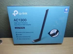 Adaptateur USB bi-bande sans fil TP-LINK Archer T3U Plus 1300 Mbps noir neuf - Photo 1/5