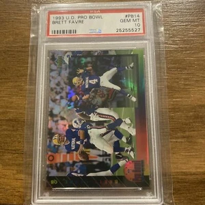 Carta 1993 Upper Deck Brett Favre PRO BOWL #PB14 classificata PSA 10 gemme Mt - Foto 1 di 1