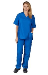 Medical Nursing Scrub Set NATURAL UNIFORMS Men Women Unisex Top Pants BP101 