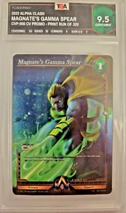 Alpha Clash Low Population (Pop 320) Graded CV Promo - Magnate's Gamma Spear - Picture 1 of 2