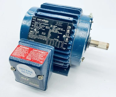 MARATHON E461 ELECTRIC MOTOR XRI SEVERE DUTY 1HP 230/460V 60Hz 3PH 1735RPM 143T - Image 1 of 4